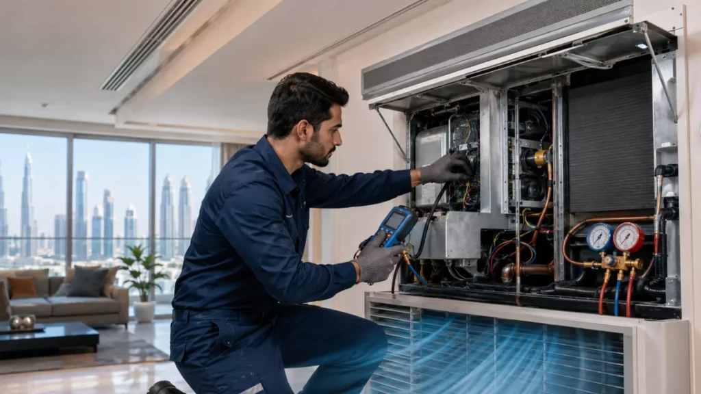 Central air conditioner repair