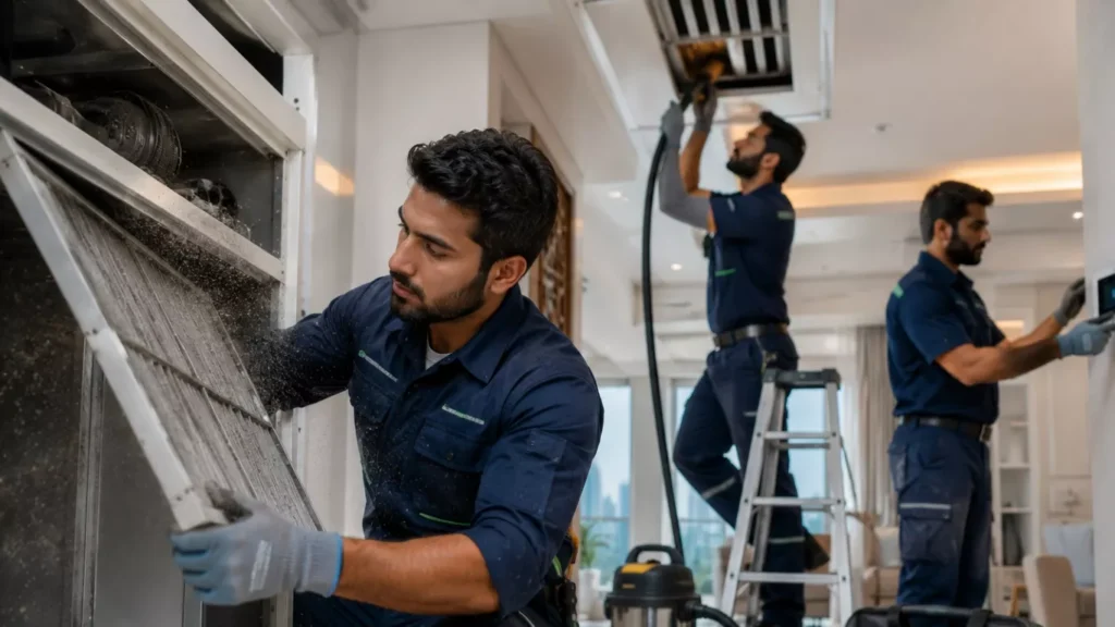 Central air conditioner repair