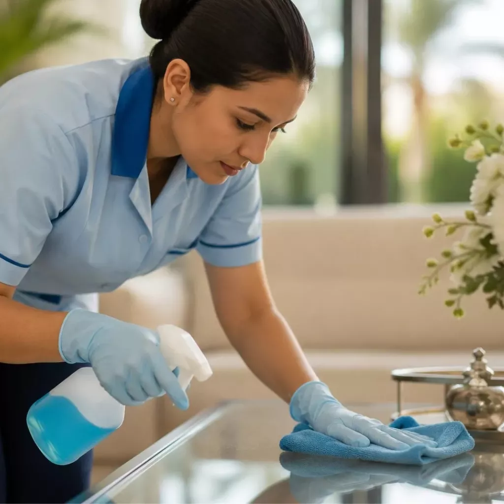Cleaning services in Arabian Ranches