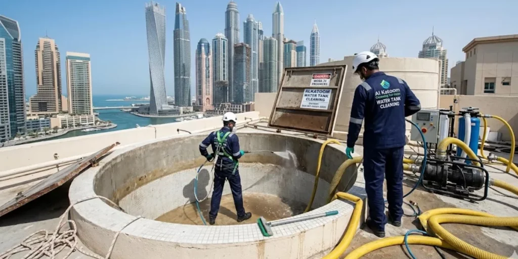 water tank cleaning