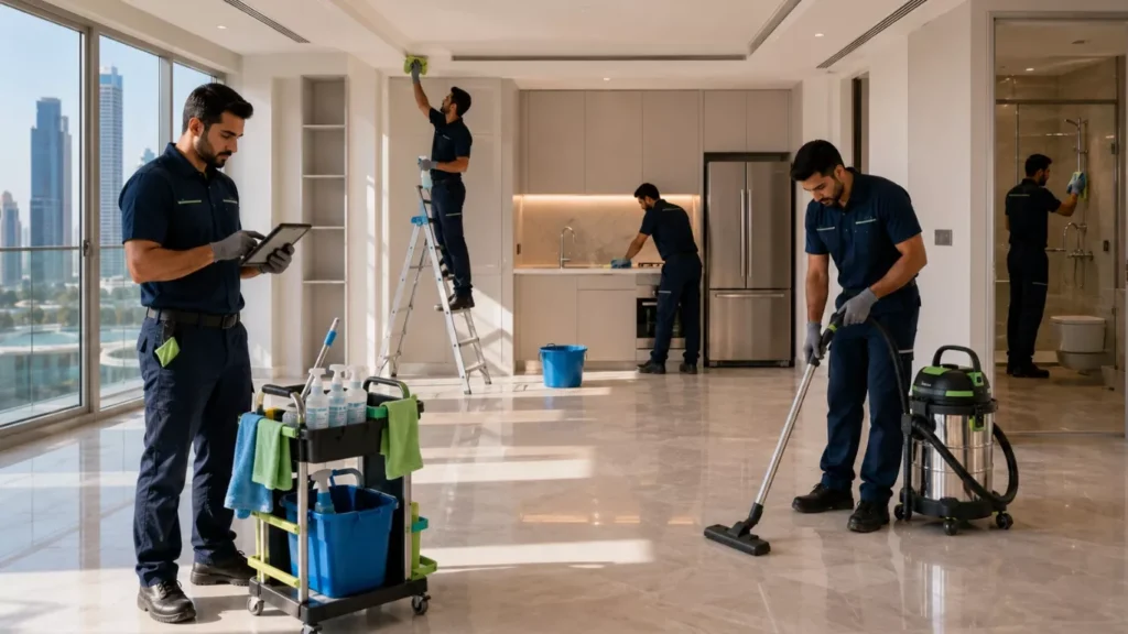 Moving in cleaning services