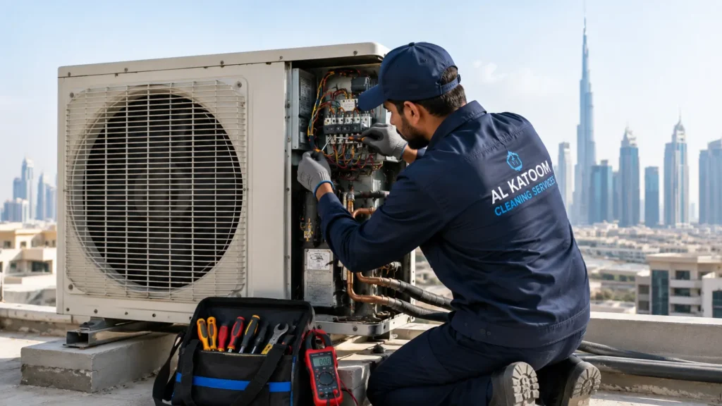 professional central ac repair services in dubai