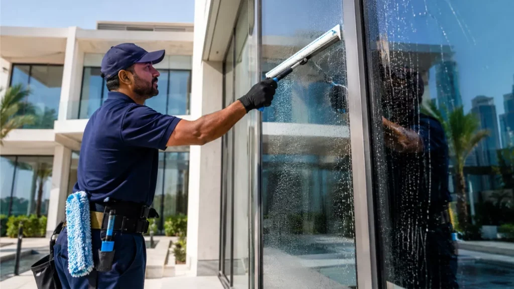 Best Villa Glass Cleaning Services In Dubai | Call Now