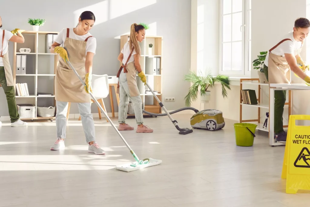 Professional home cleaning services with deep cleaning