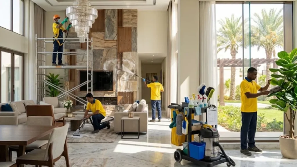 villa cleaning dubai