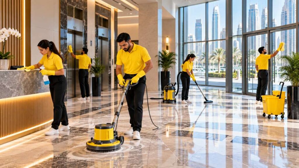 building deep cleaning service 