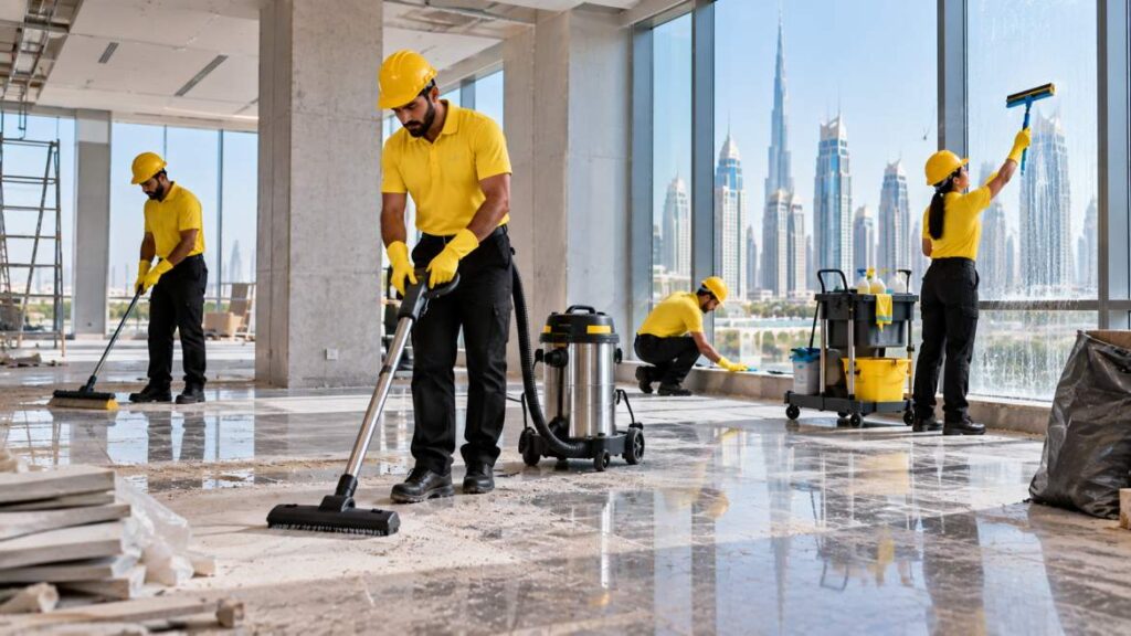 building site cleaners Dubai