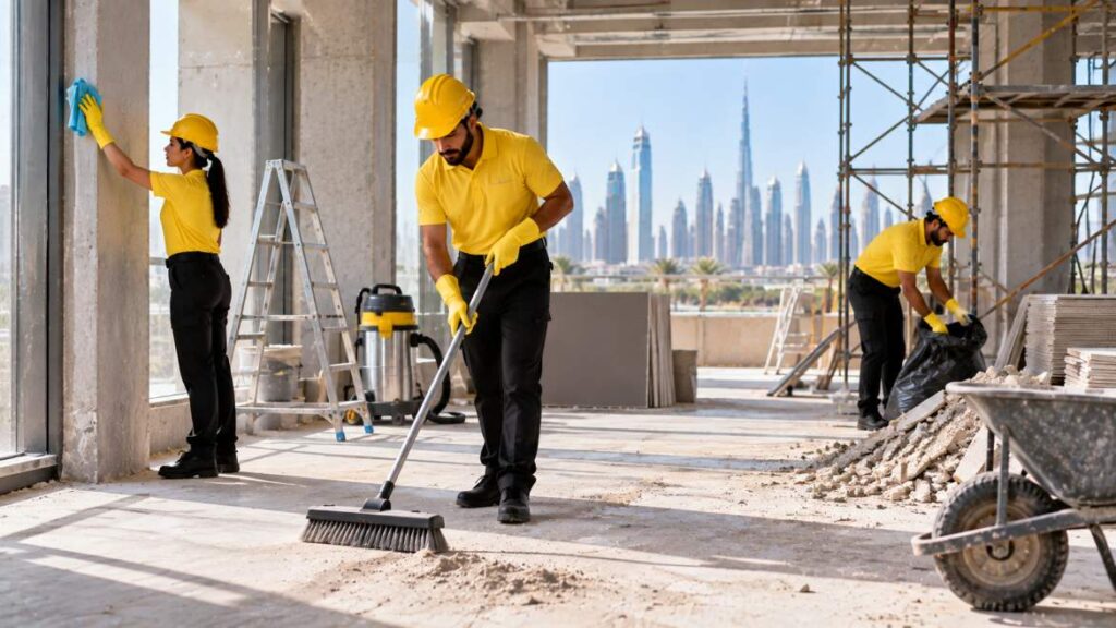 building site cleaners Dubai